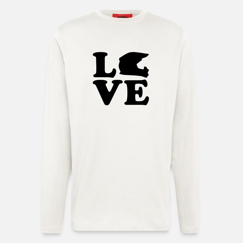 Motocross - Longsleeve - made by SPREAD  - OFF WHITE