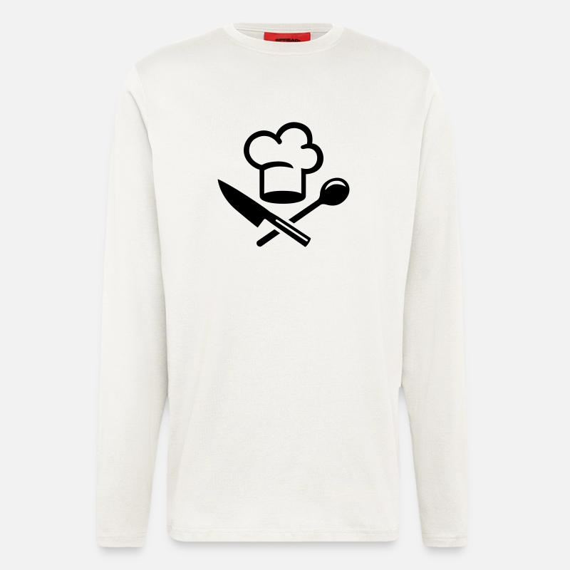 Koch - Langarmshirt - made by SPREAD  - OFF WHITE