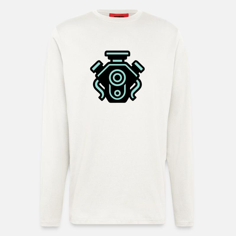 Engine Mechanic Tuning - Longsleeve - made by SPREAD  - OFF WHITE
