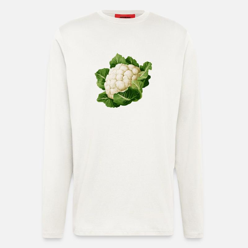 Blumenkohl - Langarmshirt - made by SPREAD  - OFF WHITE