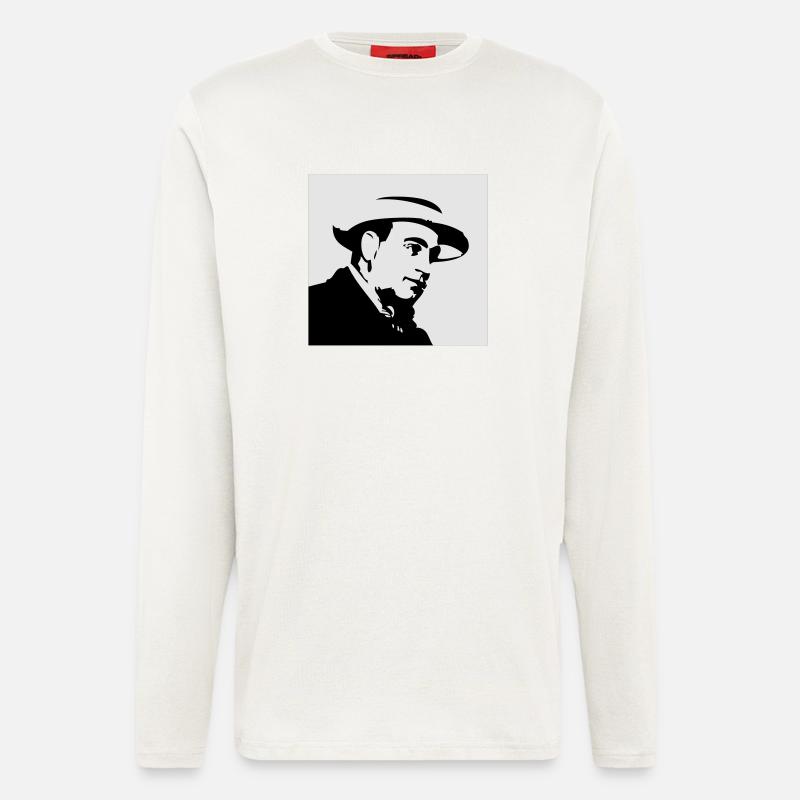 Al Capone - Langarmshirt - made by SPREAD  - OFF WHITE