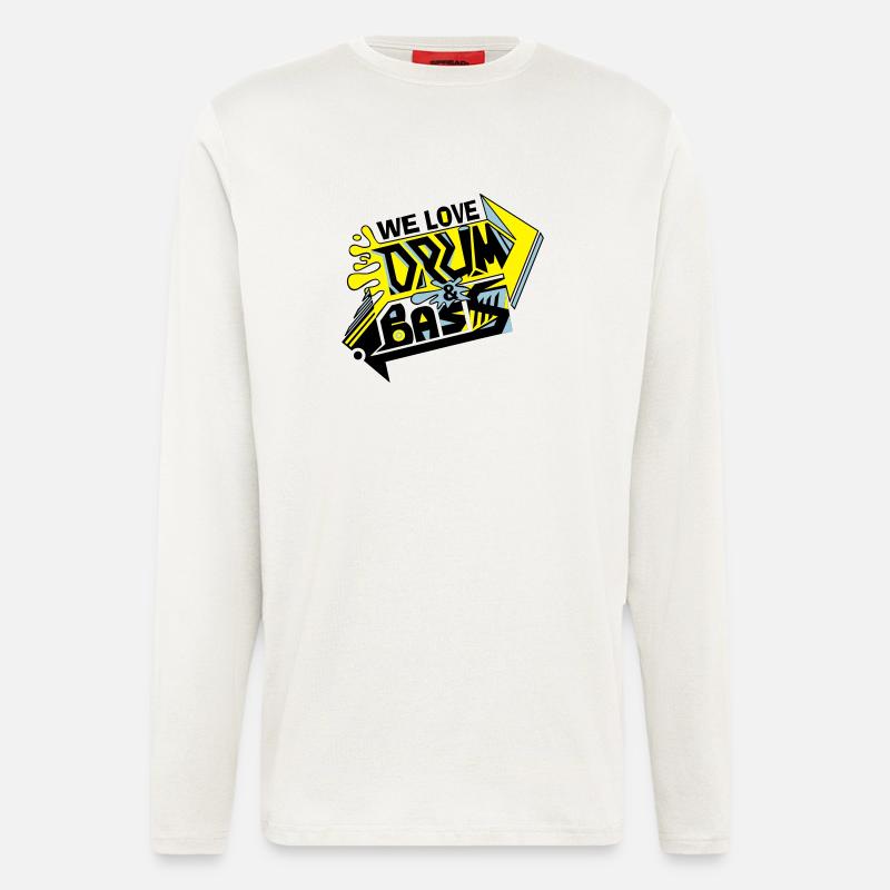 W3L0v3DNBv2(balck) - Langarmshirt - made by SPREAD  - OFF WHITE