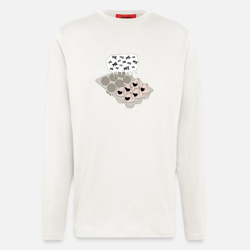 eier - Langarmshirt - made by SPREAD  - OFF WHITE