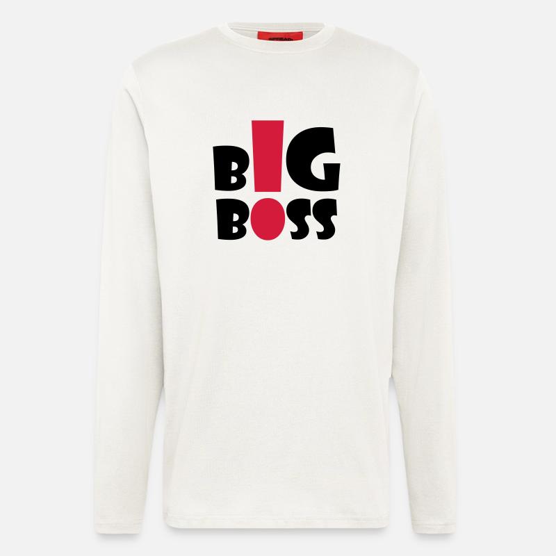 big_boss_2c - Manches longues bio décontracté fabriqué en UE - OFF WHITE
