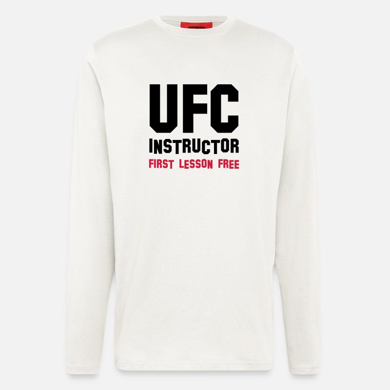 ufc instructor - Langarmshirt - made by SPREAD  - OFF WHITE