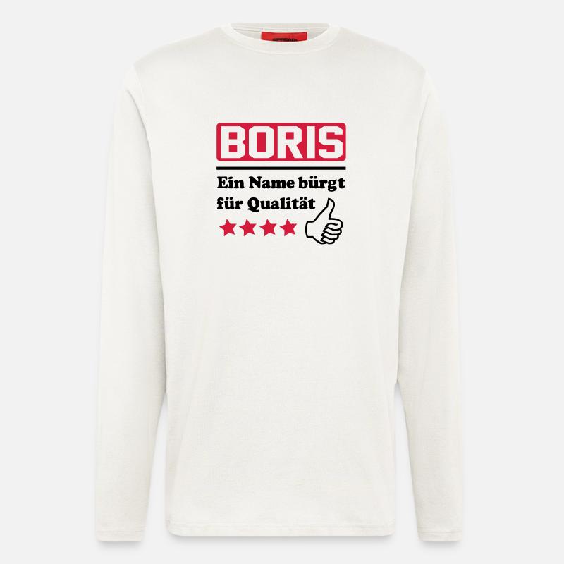 boris - Langarmshirt - made by SPREAD - OFF WHITE