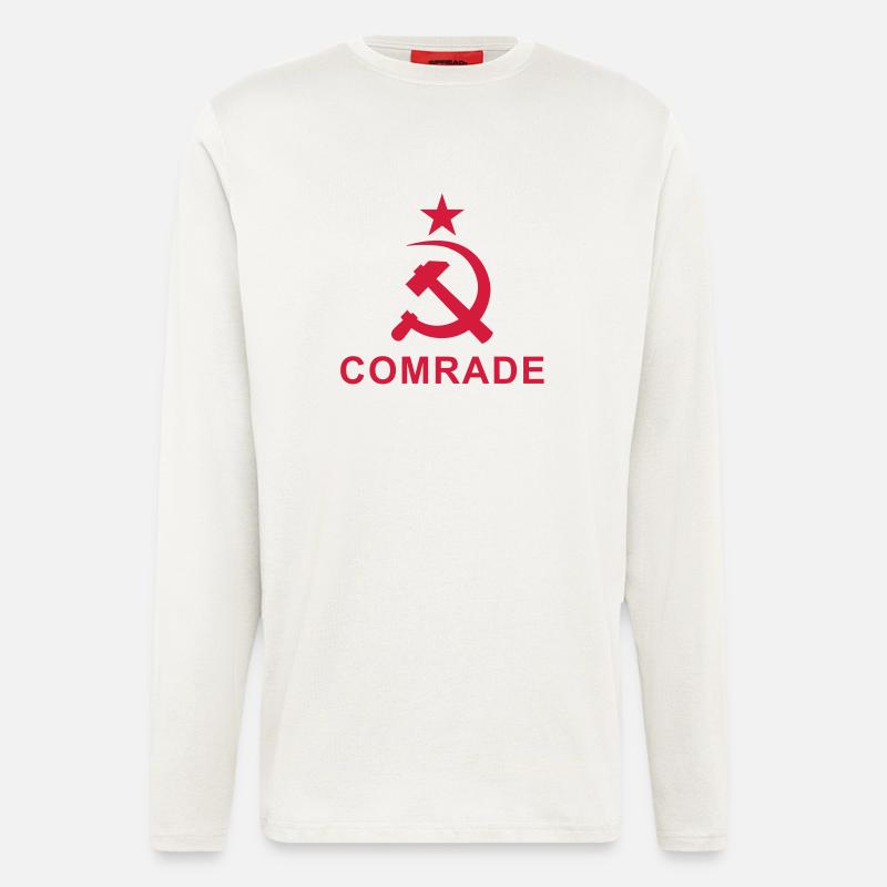 URSS__V006 - Langarmshirt - made by SPREAD  - OFF WHITE