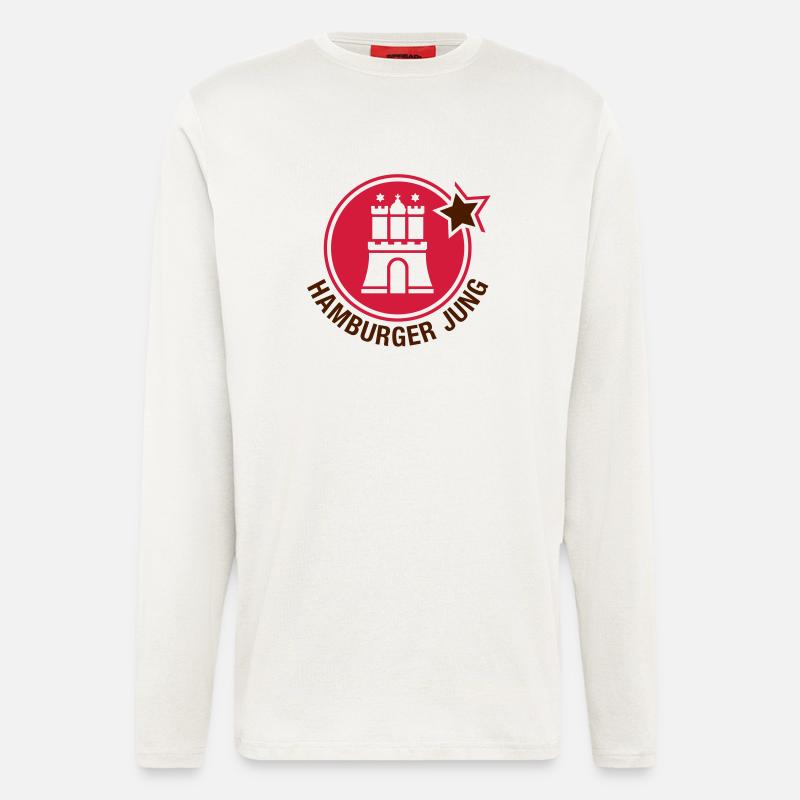 Hamburger Jung - Langarmshirt - made by SPREAD  - OFF WHITE