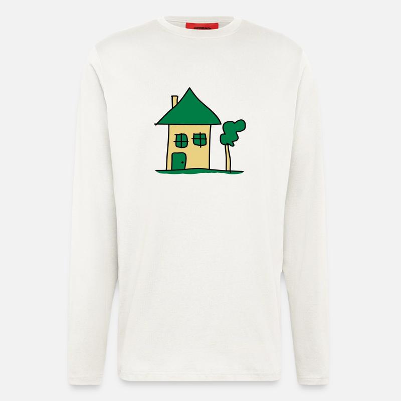 house - Langarmshirt - made by SPREAD  - OFF WHITE