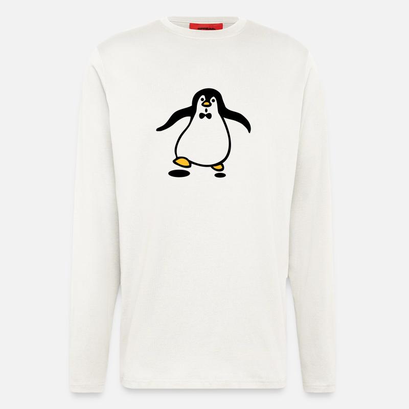 Pinguin - Longsleeve - made by SPREAD  - OFF WHITE