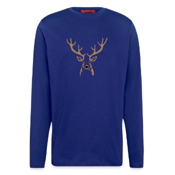Hirsch - Manches longues bio décontracté fabriqué en UE - OFF WHITE - Devant