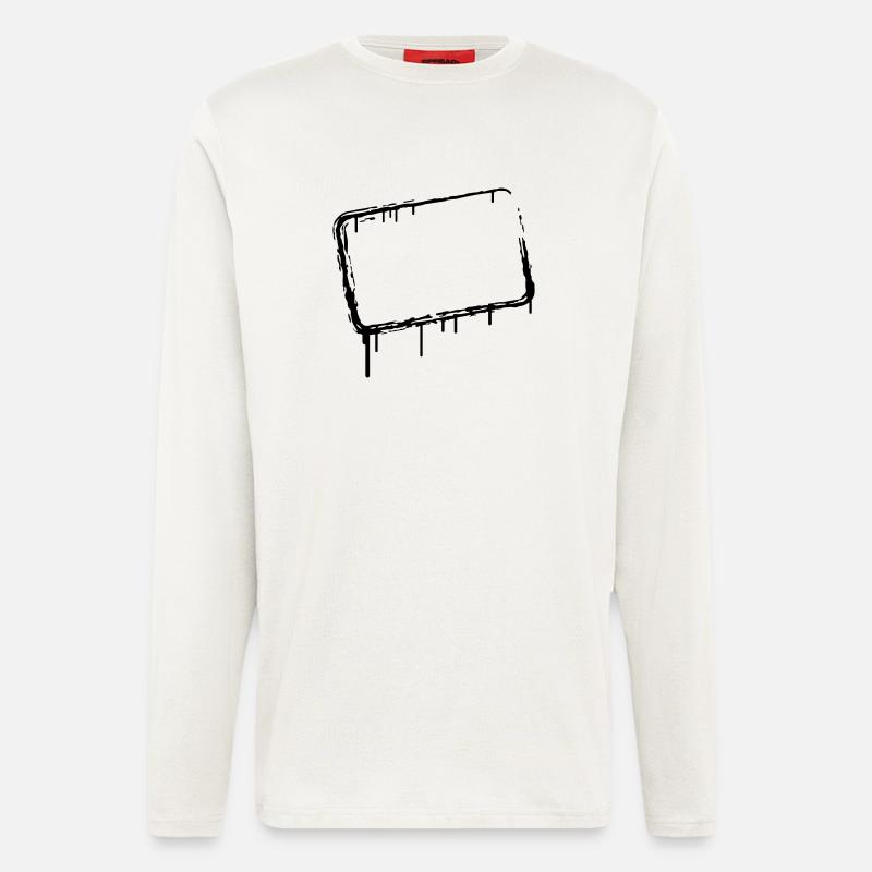 Graffiti frame - Longsleeve - made by SPREAD  - OFF WHITE