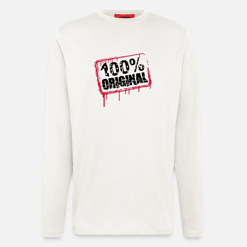 100% Original Stempel Cool - Longsleeve - made by SPREAD  - OFF WHITE