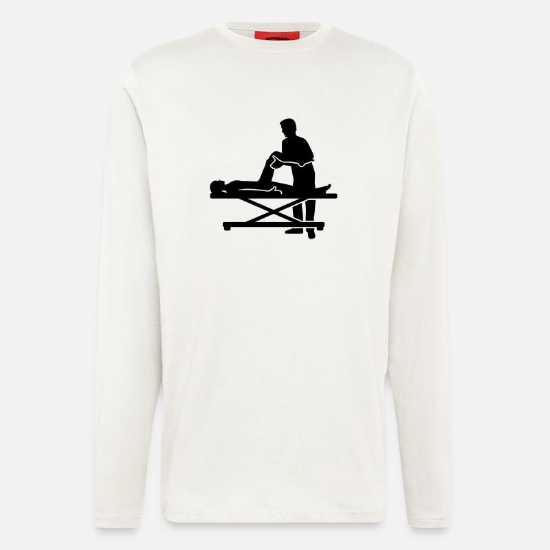 Physiotherapeut - Langarmshirt - made by SPREAD  - OFF WHITE