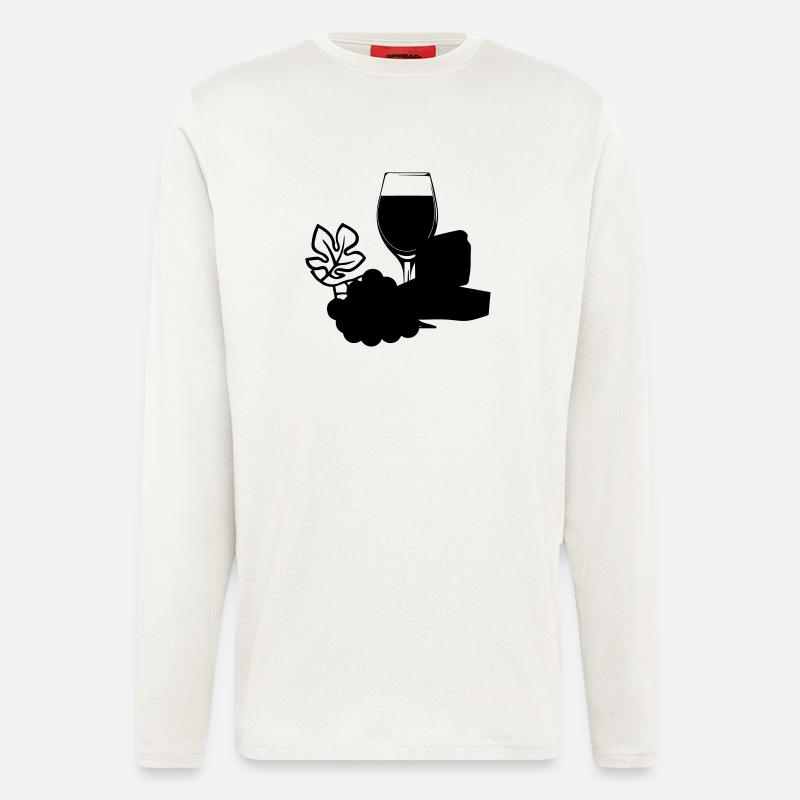 Wine grapes - Longsleeve - made by SPREAD  - OFF WHITE