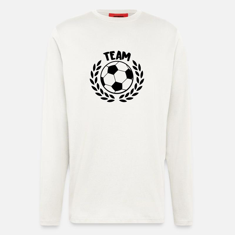 soccer_team - Langarmshirt - made by SPREAD  - OFF WHITE