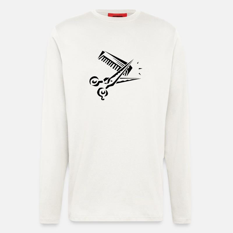 Sissors & Kamm - Langarmshirt - made by SPREAD  - OFF WHITE