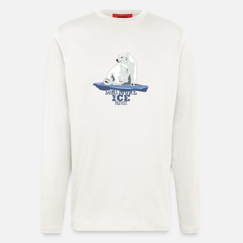 Eisbär - Langarmshirt - made by SPREAD  - OFF WHITE