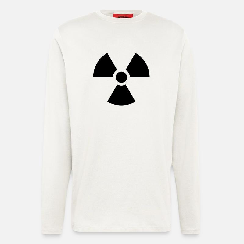Radioactive Nuclear Danger - Longsleeve - made by SPREAD  - OFF WHITE