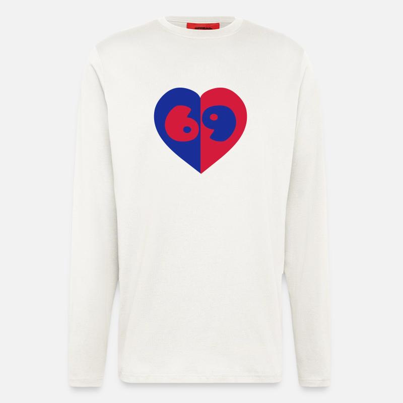 69 (V) - Langarmshirt - made by SPREAD  - OFF WHITE