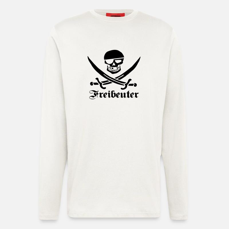 pirat - Langarmshirt - made by SPREAD - OFF WHITE