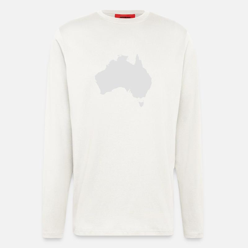 Australia Map - Longsleeve - made by SPREAD  - OFF WHITE