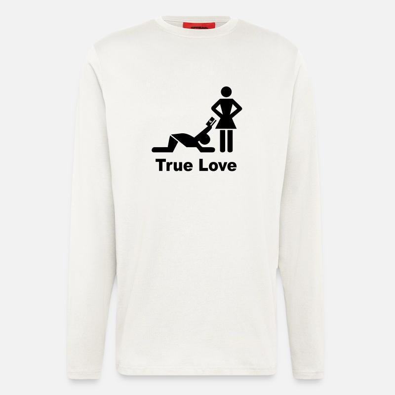 true love - Longsleeve - made by SPREAD  - OFF WHITE