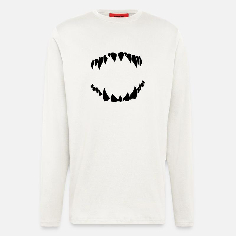 teeth - Longsleeve - made by SPREAD  - OFF WHITE