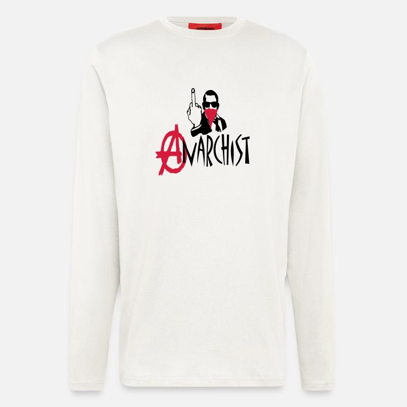 anarchist - Langarmshirt - made by SPREAD  - OFF WHITE