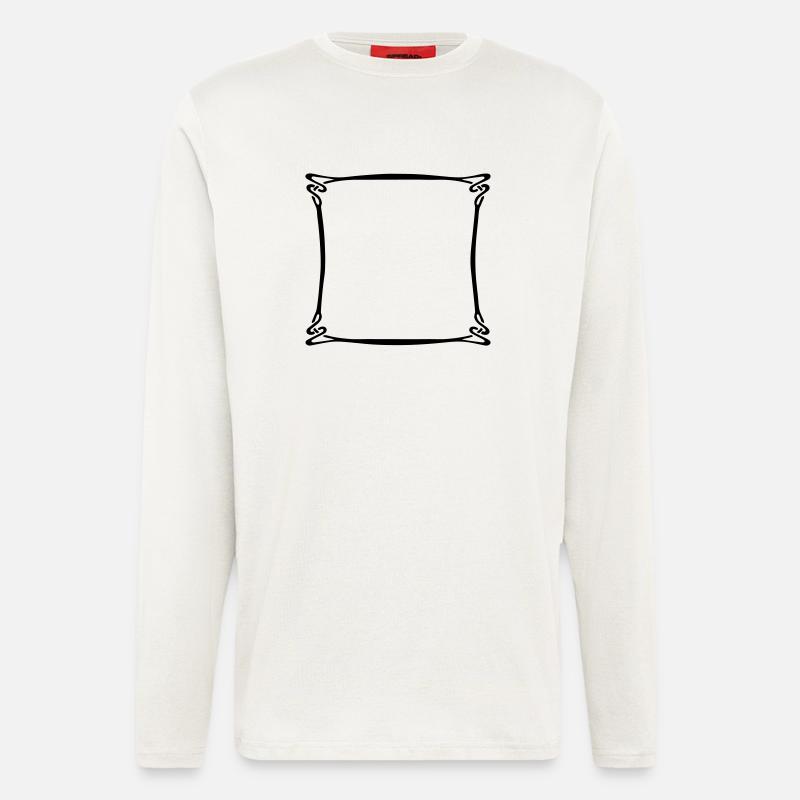 square frame - Longsleeve - made by SPREAD  - OFF WHITE