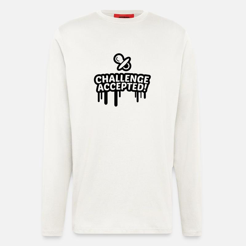 Dummy challenge accepted 1c. - Longsleeve - made by SPREAD  - OFF WHITE