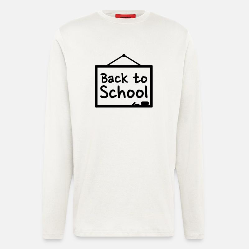 Schule - Langarmshirt - made by SPREAD  - OFF WHITE