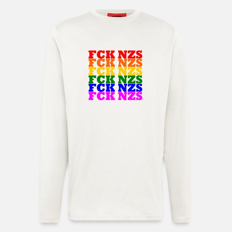Fck nzs - Langarmshirt - made by SPREAD  - OFF WHITE