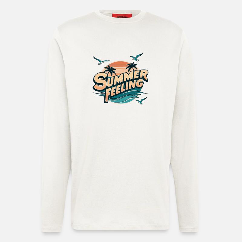 Summer feeling - Longsleeve - made by SPREAD  - OFF WHITE