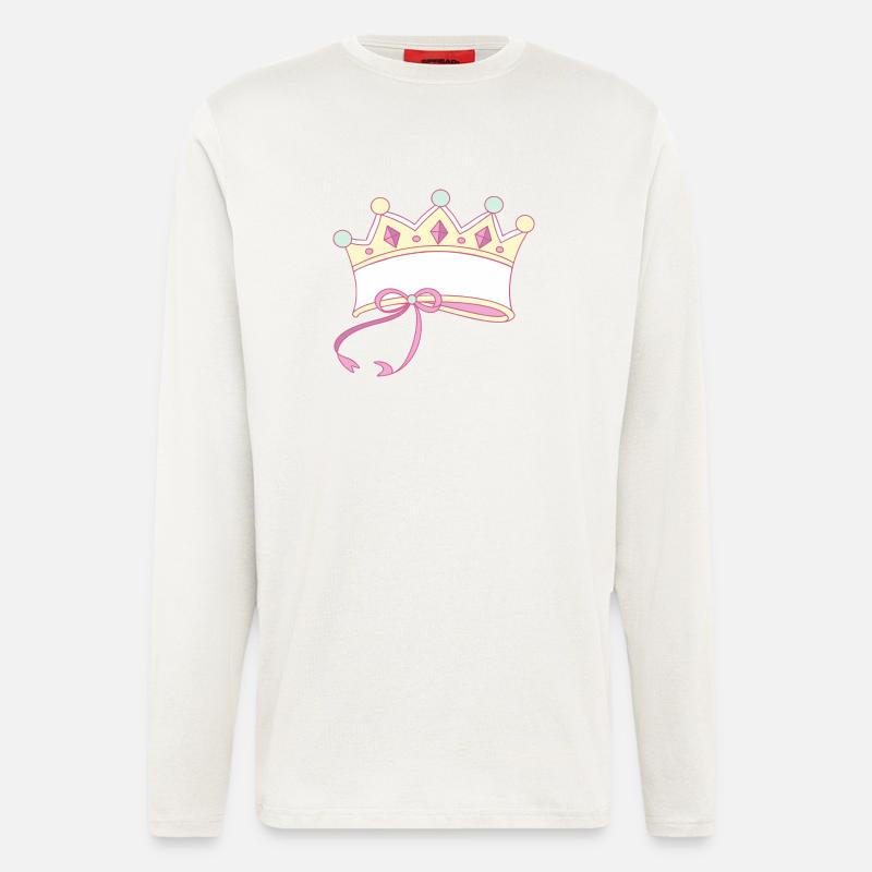 Crown writable - Longsleeve - made by SPREAD  - OFF WHITE