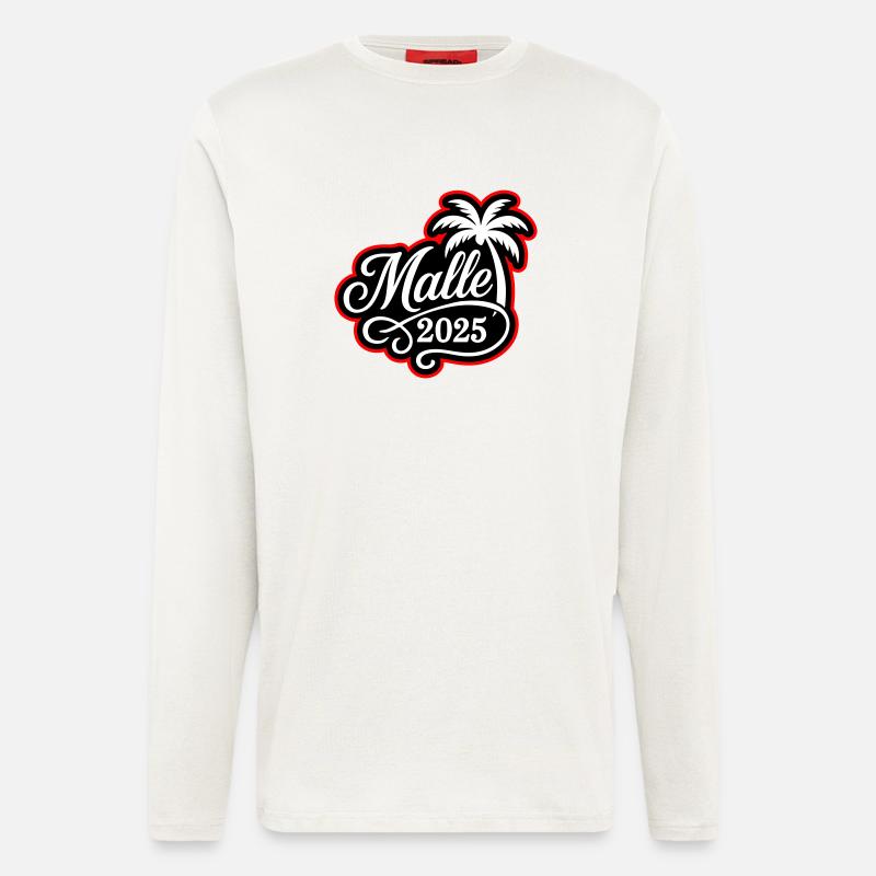 Malle 2025 Palm Tree - Longsleeve - made by SPREAD - OFF WHITE