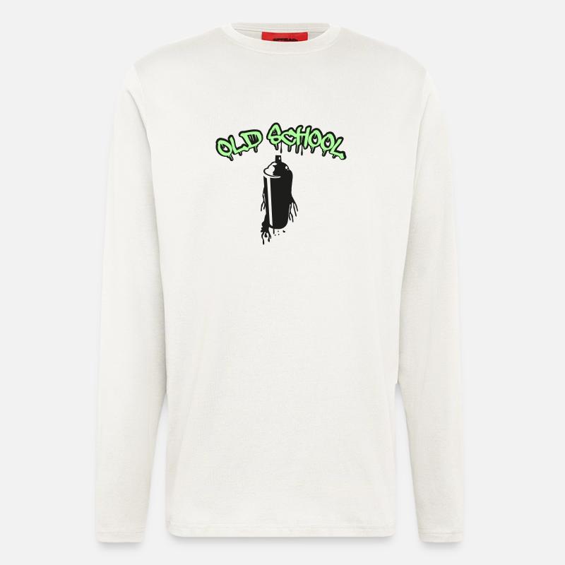 spraydose old school - Langarmshirt - made by SPREAD  - OFF WHITE