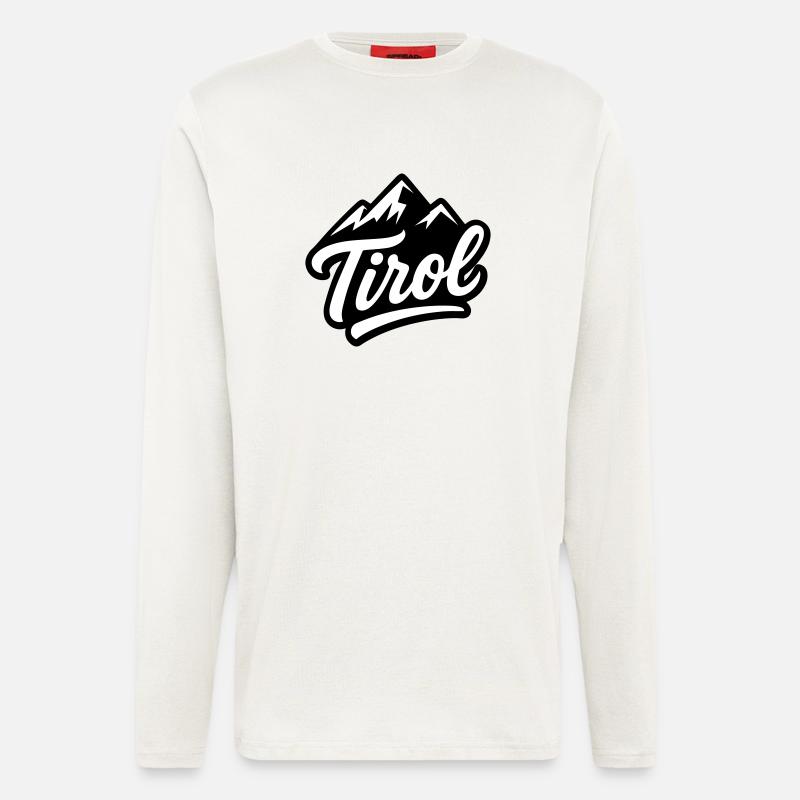 Tirol Berge - Langarmshirt - made by SPREAD  - OFF WHITE