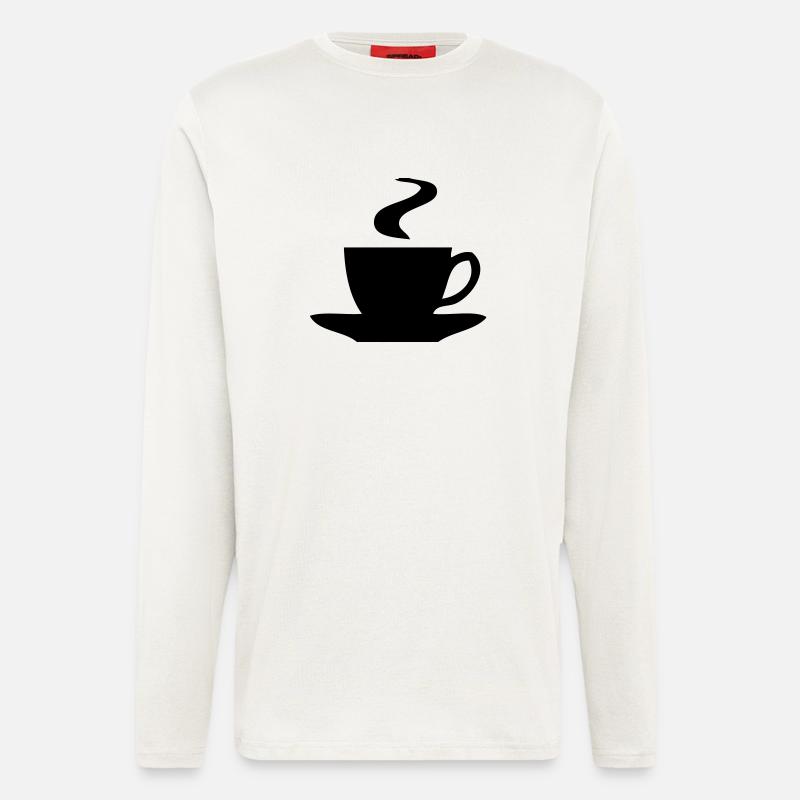 Kaffee - Tee - Langarmshirt - made by SPREAD  - OFF WHITE