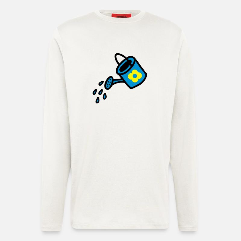 Gießkanne 3 - Langarmshirt - made by SPREAD  - OFF WHITE