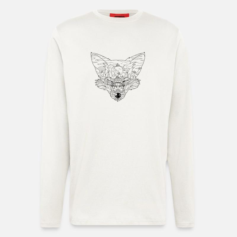 Fuchs - Langarmshirt - made by SPREAD  - OFF WHITE