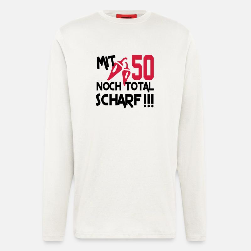 total_scharf_50 - Langarmshirt - made by SPREAD  - OFF WHITE