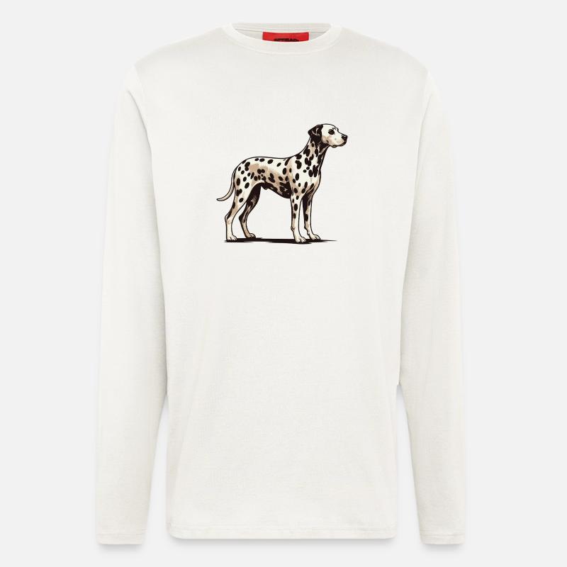 Dalmatiner - Langarmshirt - made by SPREAD  - OFF WHITE