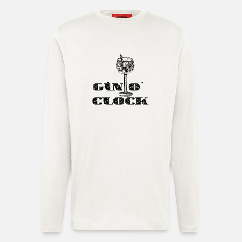 GIN O´CLOCK - Langarmshirt - made by SPREAD  - OFF WHITE