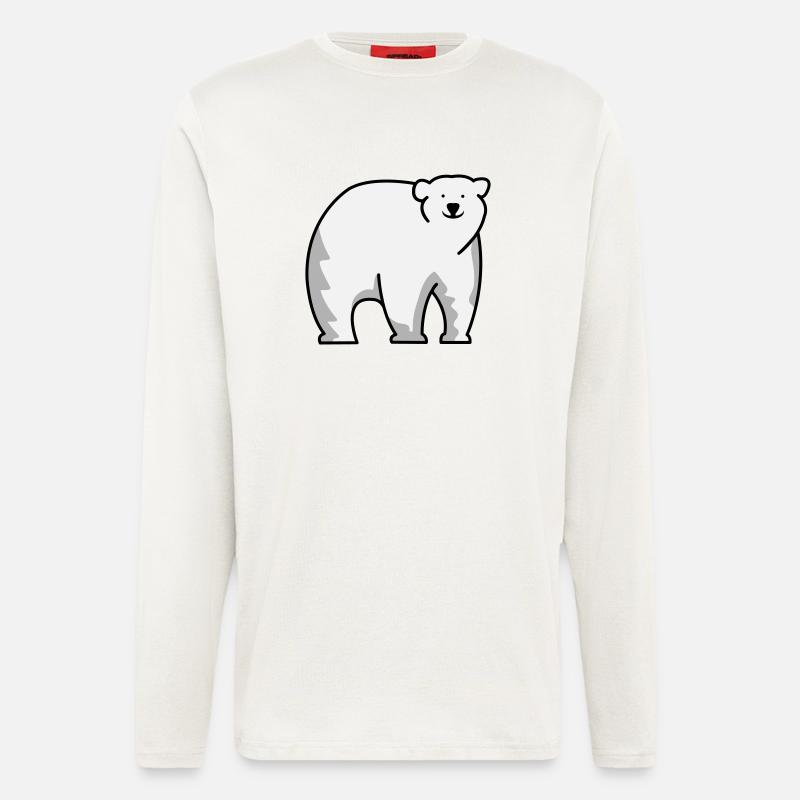 Eisbär - Langarmshirt - made by SPREAD  - OFF WHITE