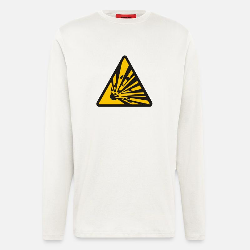 exploding - Longsleeve - made by SPREAD  - OFF WHITE