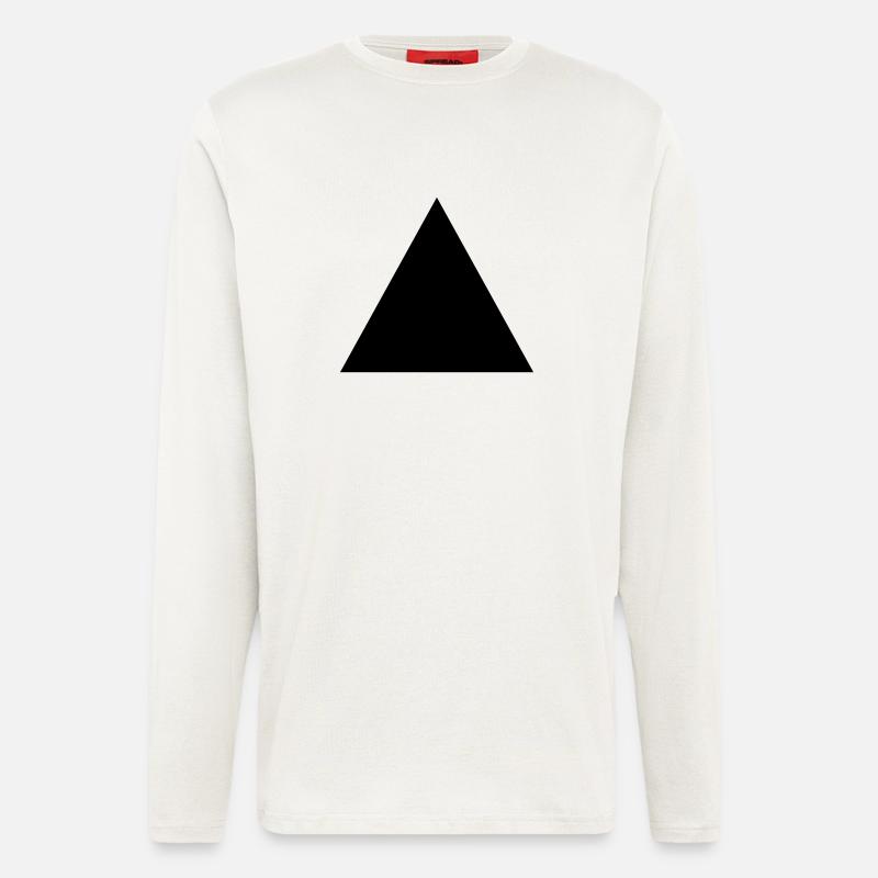 triangle - Longsleeve - made by SPREAD  - OFF WHITE