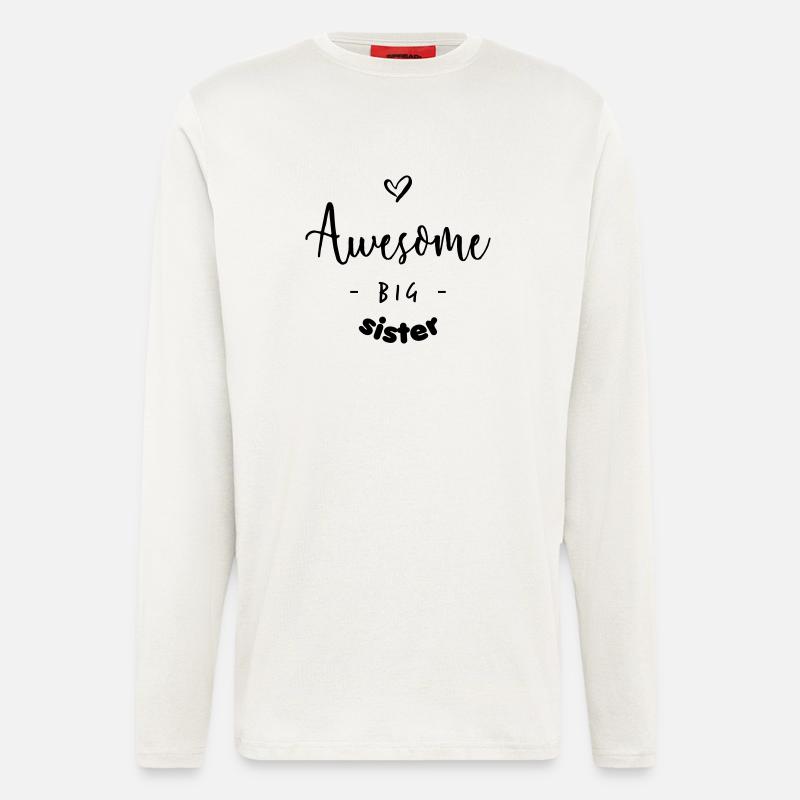 Awesome BIG Sister - Langarmshirt - made by SPREAD  - OFF WHITE