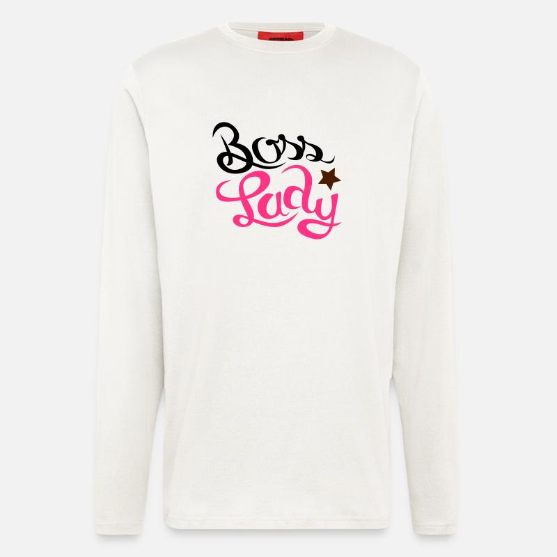 boss lady - Langarmshirt - made by SPREAD  - OFF WHITE