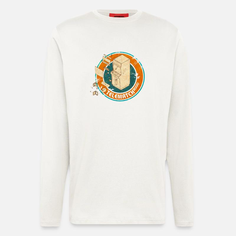 telematch2000 - Longsleeve - made by SPREAD  - OFF WHITE